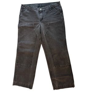 Carhartt Women's Dark Gray Cropped Pants